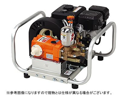 動噴　エンジン、給水ホース付　三菱GB100 ミナト 中型3連動噴 PS-25（20L/min）3相200V3Hpモーターセット