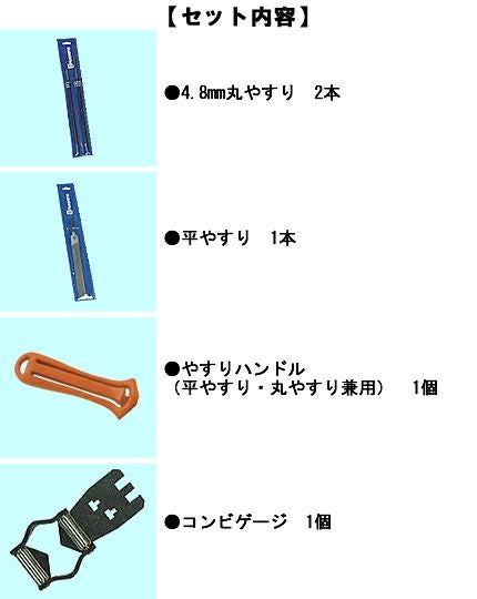 ハスクバーナ】【目立て用品】目立てキット 0.325ピッチ 21BP・21VP