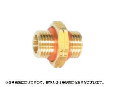 永田】異径ニップル金具 G1/4オス×SW16オス【継手・配管部品