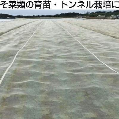 クラレ クレモナ寒冷紗 #200 白 180cm X 100m 3反入 農業資材 遮光率