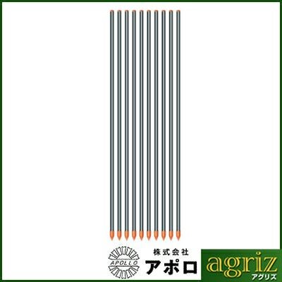 アポロ 電気柵 支柱 FRPポール 2.1m 210cm φ20 X 2100mm （25本入） AP