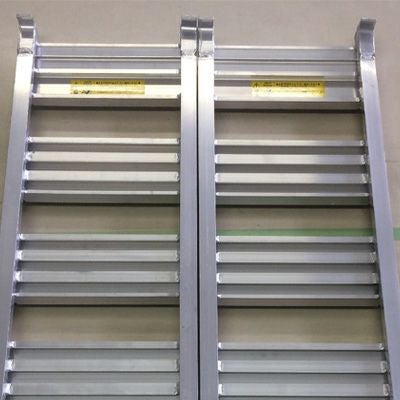 アルミブリッジ　ラダー　1.2トン　　 個人宅配OK】アルミブリッジ 1.0t 1.2m 2本セット シンセイ 120-30-1.0