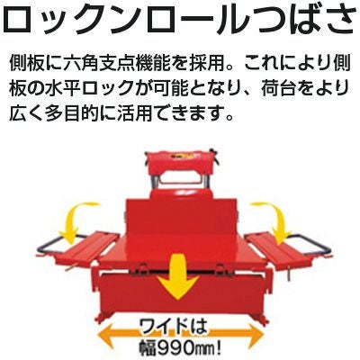 筑水キャニコム クローラー運搬車 BH42LTWDS 箱型三方開ワイド 手動