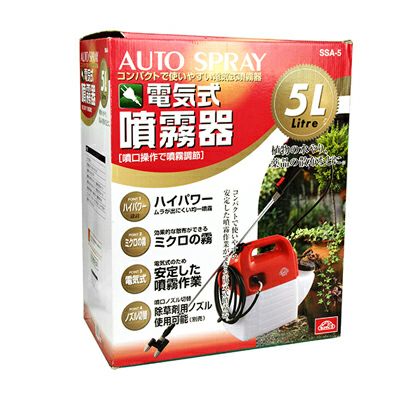 プレミア保証付き】セフティ-3 電気式噴霧器 5L SSA-5 | アグリズ