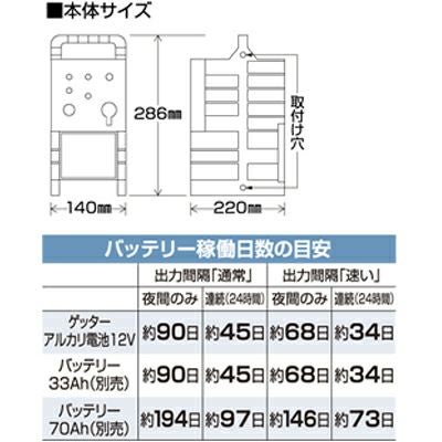 末松電子 電気柵 本体 クイック600 Qik-600 電柵 | アグリズ