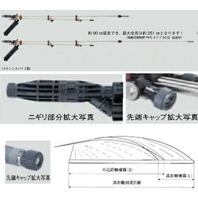 ヤマホ 伸縮切替畦畔PPSタイプ35型（G1/2） | アグリズ