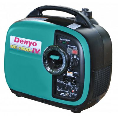 DENYO デンヨー インバーター発電機 GE1600SSIV★動作良好 131 デンヨー】 GE-1600SS-IV 発電機 【インバータ式】 【防音フレーム