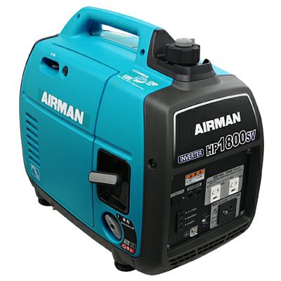 AIRMANインバーター発電機1600W ☆中古品☆北越工業 AIRMAN エアーマン インバータ発電機 HP1600SV 1.6