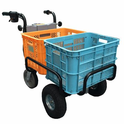 和コーポレーション　電動運搬車  運搬車　エネトラ4 ミニー　積載120Kg バッテリー 苗箱 コンテナ 果樹園 ハウス 宮崎 簡易始動動画あり 電動アシスト運搬車 エネトラ4ミニー 1台 和コーポレーション 【通販