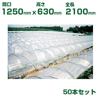 積水 ｾｷｽｲ 農業用 トンネル支柱 φ11 4型 間口1250 高さ630 全長2100 50