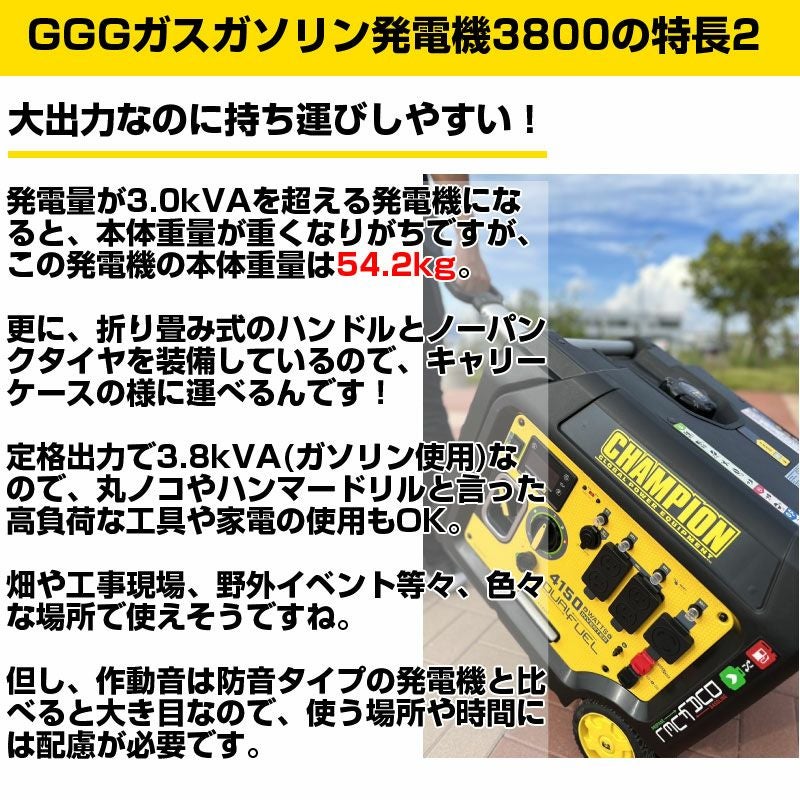 ジャンク扱い ガソリン発電機 新品 試運転のみ 出力750w 楽天市場】発電機 中古 200vの通販